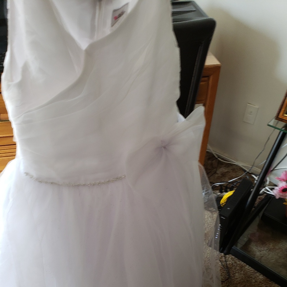 White formal dress